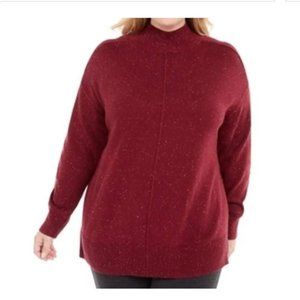 NWT Karen Scott Women's Mock Neck Sweater